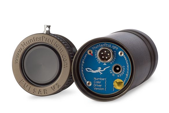 HunterProLight Pulsar-4 V2 фонарь для підводного полювання, дайвінгу